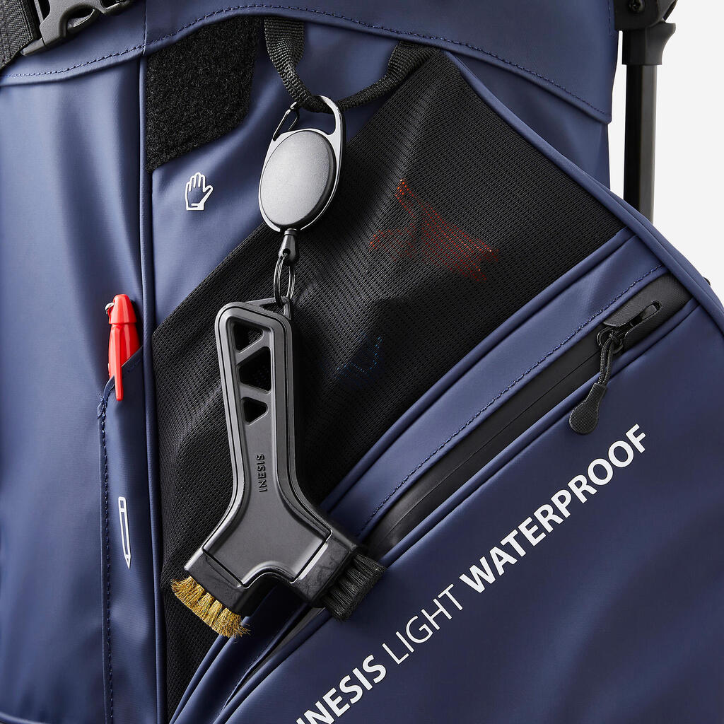 Golf waterproof stand bag - INESIS Light navy